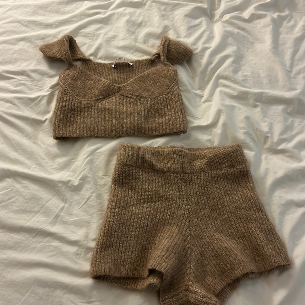 Zara Knit Short Set